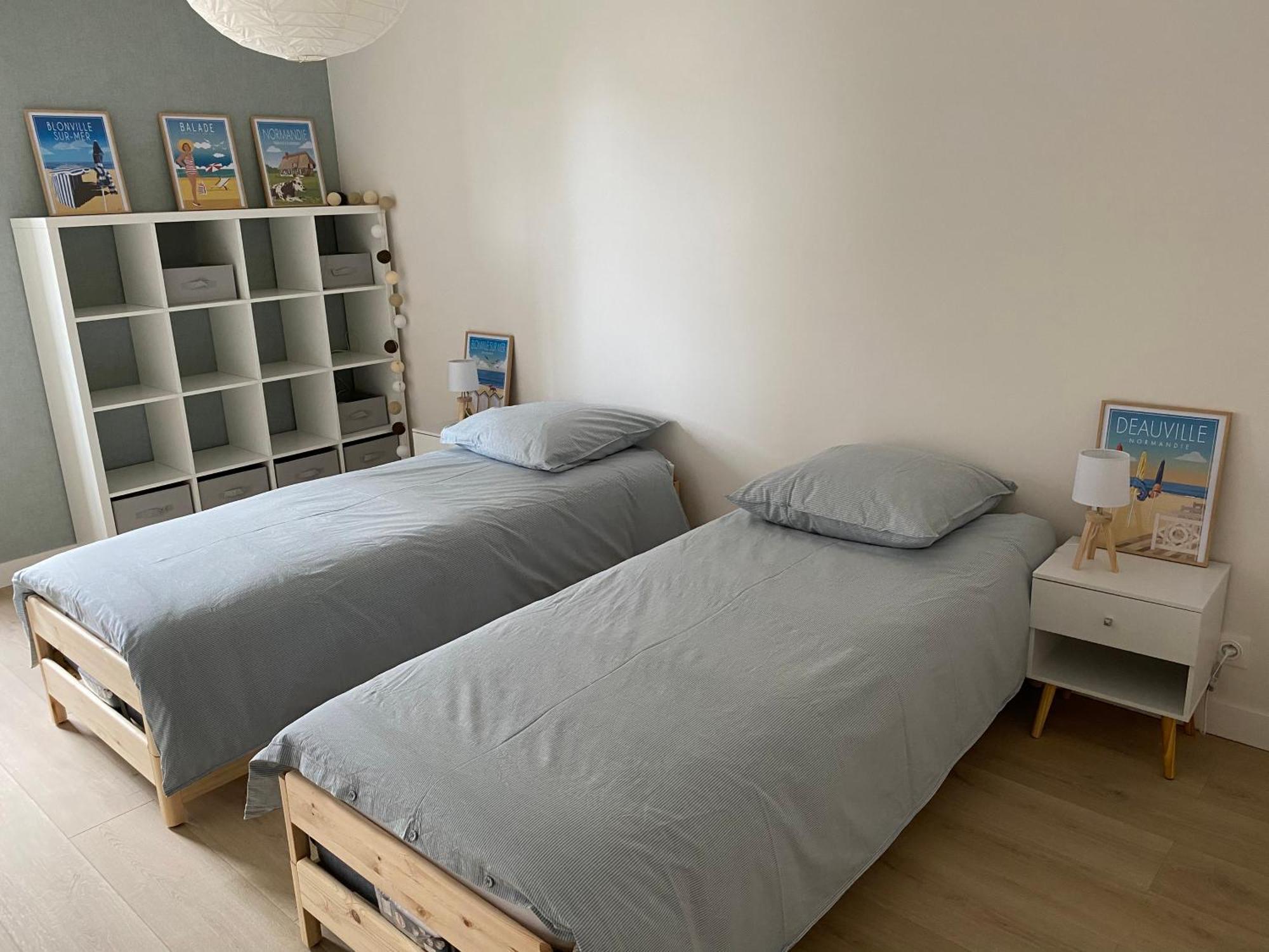 Appartement 65M2 Avec Balcon Vues Partielles Mer A 150M De La Plage Et Centre, Wifi Et Parking Prive Blonville-sur-Mer Exteriér fotografie